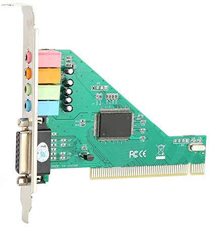 Tbest Schede Audio Interne del Computer Scheda Pci Windows 10 Gateway Desktop XP Sp2 con CD dell per Un PC HP Inspiron Creative Labs Pci Scheda Audio Channel 4.1 FO