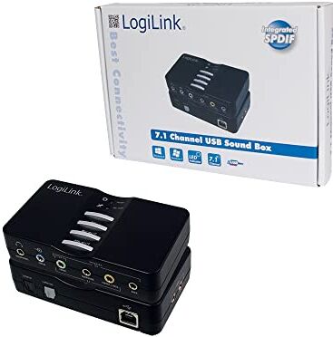 Logilink USB Box 7.1 Scheda audio esterna Dolby 8-Kanal, UA0099