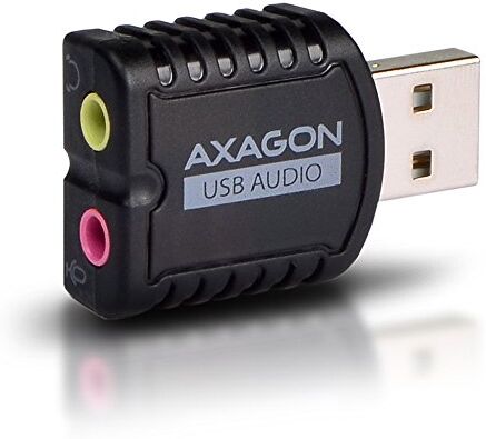 AXAGON ECO AXAGON ADA-10 Scheda audio esterna USB, adattatore stereo audio mini