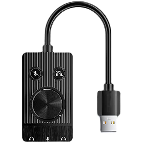 LIUTIAN Scheda Audio Esterna Computer Connessione PS4 3.5 Cuffie Audio Microfono 3 in 1 USB (Senza unità)