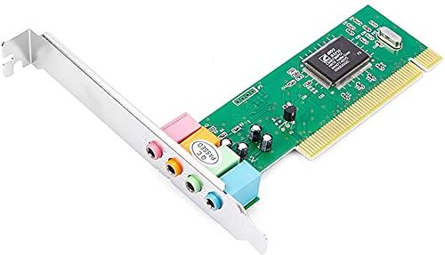 Aukson B34C Scheda audio PCI per PC 5.1 PC Scheda audio interna Gameport 4 canali 5.1 Dolby Digital Surround