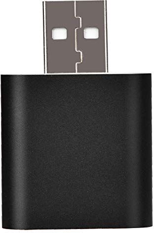 CCYLEZ Scheda audio esterna a 7.1 canali, scheda audio audio stereo USB 2.0 3D con adattatore per microfono da 3,5 mm per Win 8/7/XP, Plug and Play, nessuna necessità di guida(Argento)