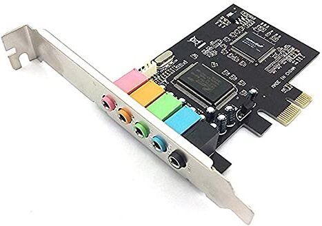 Duendhd Scheda audio interna 5.1 Adatto per con supporto a scheda audio PCI-E Stereo 3D, CMI8738 32/64 bit PCI