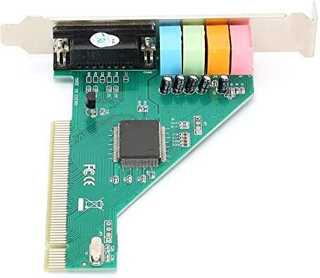 Josenidny Scheda audio PCI a 4,1 canali, scheda audio integrata desktop per computer, scheda audio interna, involucro stereo CMI8738