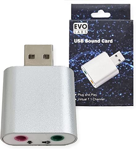 EVO LABS Scheda audio USB Virtual 7.1 Canali Plug and Play