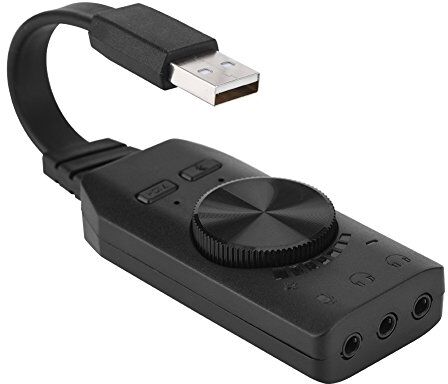 V BESTLIFE PLEXTONE GS3 Virtual 7.1 Canale USB Audio Adapter Scheda Audio Esterna Scheda Audio Audio Digitale 15% Espansione Suono Esterno USB Laptop Scheda Audio