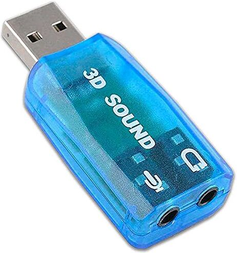 OcioDual Scheda Audio USB Esterna Ingresso Uscita Jack 3.5mm Adattatore Stereo 3D 5.1 Canali Virtuale per PC Desktop Microfono