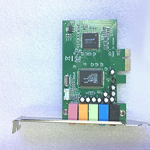 Tsadeer PCI-E CMI8738 Scheda Audio Stereo A 5.1 Canali Supporto Scheda Audio PCI Win XP/Win 7/Win 8/Win 10