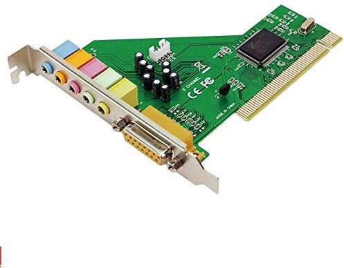 Logilink 5.1 Scheda Audio, PCI, Nero