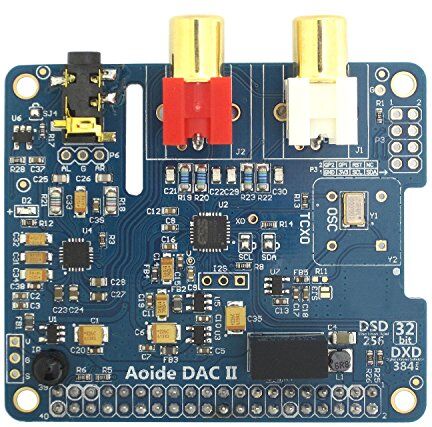 DollaTek Scheda Audio DAC II HiFi   ES9018K2M   384 kHz / 32 Bit   Alta risoluzione   Formato DSD supportato   per Raspberry Pi 3 Modello B / 3B / 2B