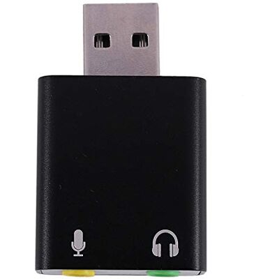 Niniang Lega di Alluminio A 7.1 Canali USB Sound Scheda Suono Scheda Audio Esterna Scheda Audio USB 7.1 Scheda Audio Analogico Niniang Lega di Alluminio A 7.1 Canali USB Sound Scheda Suono Scheda Audio Esterna Scheda Audio USB 7.1 Scheda Audio Analogico