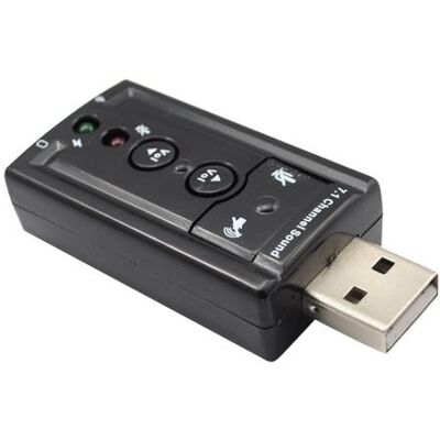 lanbao881 EK01BT@TZA Scheda Audio Esterna USB a 7.1 canali, Colore: Nero lanbao881 EK01BT@TZA Scheda Audio Esterna USB a 7.1 canali, Colore: Nero
