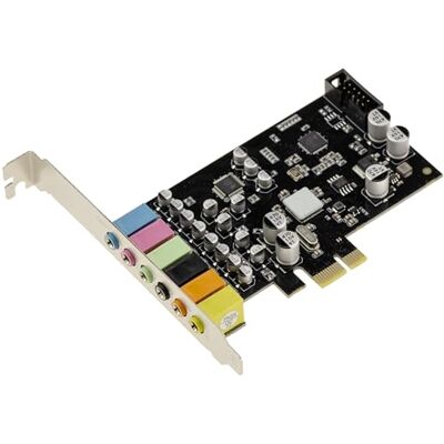 KALEA-INFORMATIQUE Scheda controller audio su porta PCIe, uscita 5.1 a 6 canali, con chipset CMEDIA CM6212 High e Low Profile KALEA-INFORMATIQUE Scheda controller audio su porta PCIe, uscita 5.1 a 6 canali, con chipset CMEDIA CM6212 High e Low Profile