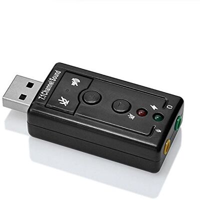 Ewent EW3762 Scheda Audio Esterna USB 2.0 a 3.5mm, Audio Virtual 7.1 Adattatore Audio per Windows, Ingresso Microfono e Uscita Cuffie/Speaker Ewent EW3762 Scheda Audio Esterna USB 2.0 a 3.5mm, Audio Virtual 7.1 Adattatore Audio per Windows, Ingresso Microfono e Uscita Cuffie/Speaker
