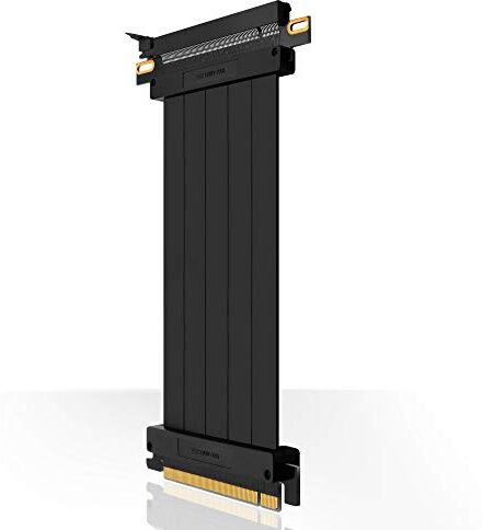 EZDIY-FAB [30 cm PCIE 3.0 16x Cavo Riser Estremo ad Alta velocità Porta PCI Express Prolunga GPU Scheda di Estensione Connettore Diretto