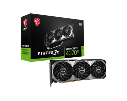 MSI VGA GeForce® RTX 4070 TI 12GB Ventus 3X E1 OC, 912-V513-452