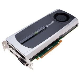 Nvidia Scheda Video Quadro 5000 VCQ5000-PB, 2.50 GB GDDR5 PCI Express Gen 2 x16 DVI-I DL Dual DisplayPort And Stereo OpenGL, DirectX, CUDA, And OpenCL Profesional Graphics Board