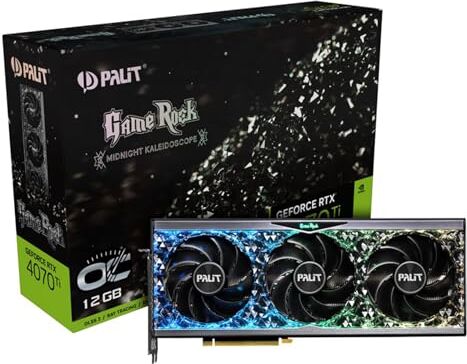 Palit Scheda grafica Nvidia GeForce RTX 4070 GameRock OC da 12 GB