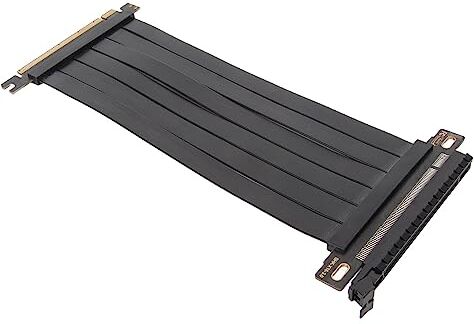 VBESTLIFE Cavo Riser Extender PCIE 3.0 X16, Porta PCI E Flessibile Ad Angolo Retto Cavo Prolunga per Scheda Grafica Ad Alta velocità GPU Montata Verticalmente (20 cm)