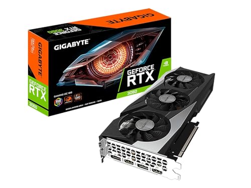 Gigabyte GeForce RTX 3060 Gaming OC 12G (REV2.0), 3 ventole WINDFORCE, 12 GB GDDR6 a 192 bit, GV-N3060GAMING OC-12GD REV2.0 scheda video