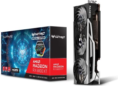 Sapphire Graphics Card AMD Radeon RX 6800 XT 16 GB 256 bit PCIE 4.0 16x GDDR6 GPU 2110 MHz Triple slot Fansink 1xHDMI 2xDisplayPort 1xUSB type C