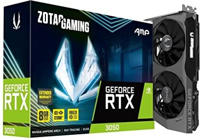 Zotac Vaizdo plokštÄ—  GAMING GEFORCE RTX 3050 AMP 8GB GDDR6 3xDP 1xHDMI