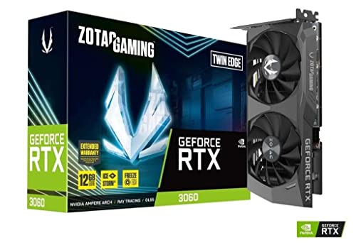 Zotac Scheda grafica da gioco  GEFORCE RTX 3060 Twin Edge da 12 GB GDDR6