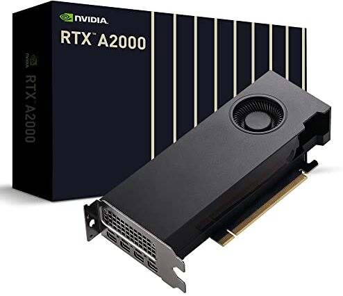 PNY NVIDIA RTX A2000 12GB GDDR6 PCI-E4.0X16,192BIT VCNRTXA2000-12GB-PB