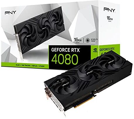 PNY Karta graficzna GeForce RTX 4080 16GB Verto Triple Fan Edition VCG408016TFXPB1