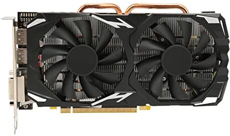 VBESTLIFE Scheda Grafica per Giochi RX580, 8 GB 256 Bit GDDR5, PCI Express 3.0 X16, HDMI/DVI/DP, Doppia Ventola di Raffreddamento, Scheda Video per Computer Desktop 60 Hz 4K