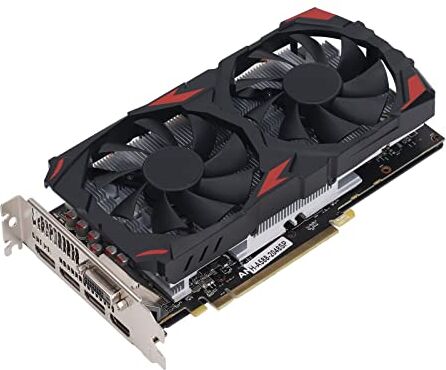 Bewinner RX 580 Scheda Grafica GDDR5 da 8 GB, Scheda Video 256 Bit 2048SP, 3xDisplayPort, HDMI, DVI, 16xPCI Express 3.0, Scheda Grafica di Gioco DirectX 12 per GPU per Computer Desktop