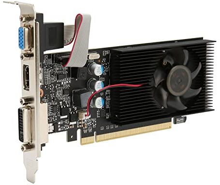 VBESTLIFE Scheda Grafica di Gioco, Scheda Grafica per Computer PCI Express 810 MHz 1000 MHz 2560x1600, Interfaccia VGA DVI HDMI, per Uso Ufficio Video HD