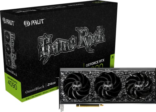 Palit RTX4090 GAMEROCK OMNIBLACK, 24GB GDDR6X, 2520OC/2235MHZ, HDMI, 3DP, PCIE