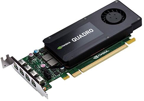 HP NVIDIA Quadro K1200 (4 GB) NVIDIA Scheda grafica NVIDIA Quadro K1200; GPU: GM107 con 512 CUDA core; Alimentazione: 46 Watt 4GB