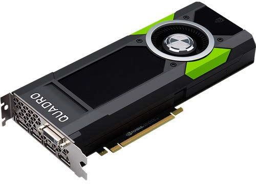 Nvidia P5000 da 16 GB GDDR5 da 288 GBps 2560 CUDA Core 180 W PCI Express 3.0 x16 4 DP 1.4 e DVI-I DL Scheda Grafica Nero Kit OEM