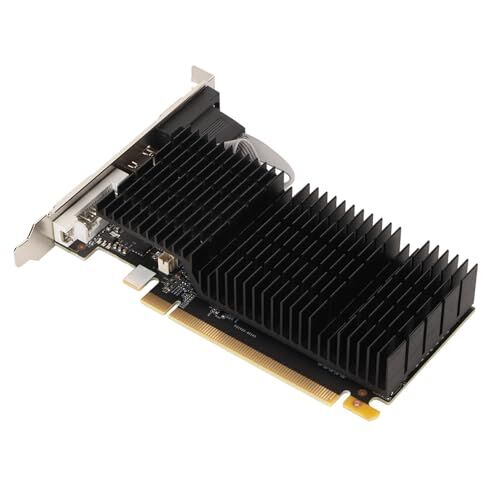 ciciglow Scheda Grafica GT730 4G V2 GDDR3, PCI Express 2.0 a 64 Bit, Scheda Grafica da Gioco VGA DVI HDMI 902 MHz 667 MHz