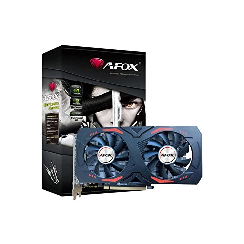 AFOX Geforce GTX1660Ti 6GB GDDR6 DP DVI HDMI ATX Dual Fan AF1660TI-6144D6H4