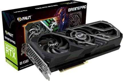 Palit RTX3070Ti GAMINGPRO 8GB, Nero, taglia unica