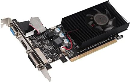 Bewinner Scheda Grafica GT610, Scheda Grafica 64bit 810MHZ 2GB DDR3, Scheda Video PC 2560x1600, PCI Express 2.0, Scheda Grafica DVI VGA HDMI a Basso Profilo