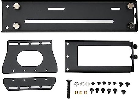 VBESTLIFE Supporto GPU Verticale, Staffa Supporto Scheda Grafica Verticale con LED ARGB 5V 3 Pin, Supporto GPU, Kit Supporto Scheda Grafica con Staffa Mobile per Custodia ATX (26 x 8,2 x 12,8 cm)