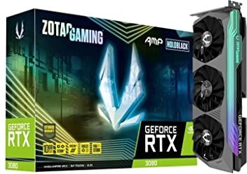 Zotac Scheda grafica Nvidia GeForce RTX 3080 Amp Holo LHR 10Go