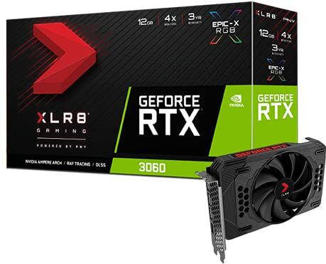 PNY tarjeta gráfica NVIDIA GeForce RTX 3060 12 GB GDDR6