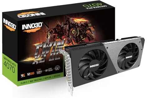 Inno3D GeForce RTX 4070 TWIN X2 OC, 12288 MB GDDR6X