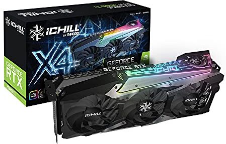 Inno3D SCHEDA VIDEO NVIDIA GeForce RTX 3080Ti iChill X4, 12GB 384bit GDDR6X, 1710 / 19G, PCI-E 4, 3x DP, HDMI, 3 fan, 2 slot