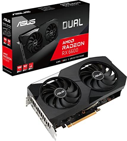 Asus Dual Radeon RX 6600 8GB GDDR6 Scheda Grafica