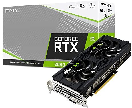 PNY TARJETA GRAFICA  NVIDIA GEFORCE RTX 2060 12GB GAMING REVEL DUAL FAN