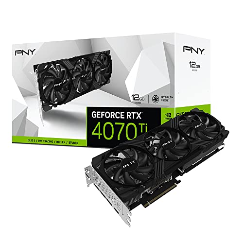 PNY GEFORCE RTX™ 4070Ti 12GB VERTO DLSS 3 Triple Fan Scheda Grafica