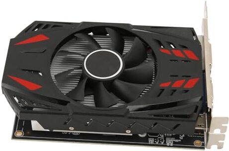 Bewinner Scheda Grafica GTX730 da 2 GB, Scheda Video da Gioco GF108 40nm GDDR5 a 128 Bit, DVI, VGA, HD MI, Interfaccia PCI Express 2.0 X 16, Ventola di Raffreddamento Singola per Giochi