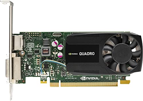 Dell Nvidia Quadro K620 Scheda grafica a slot singolo DDR3 da 2 GB 384 core CUDA, 128 bit, 29 GB/s, DisplayPort 1.2, DVI-I DL, 45 W Consumo energetico, PCI Express 2.0 x16 A7899926