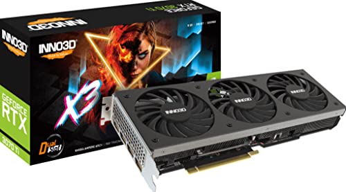 Inno3D Scheda Grafica GeForce RTX 3070 Ti X3 OC LHR, 8192 MB GDDR6X, N307T3-086XX-1820VA45